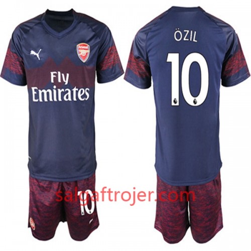 Arsenal Fodboldtrøjer Mesut Ozil 10 Børn Udebanesæt 2018/19 Kort ærmer Arsenal Fodboldtrøjer Mesut Ozil 10 Børn Udebanesæt 2018/19 Kort ærmer